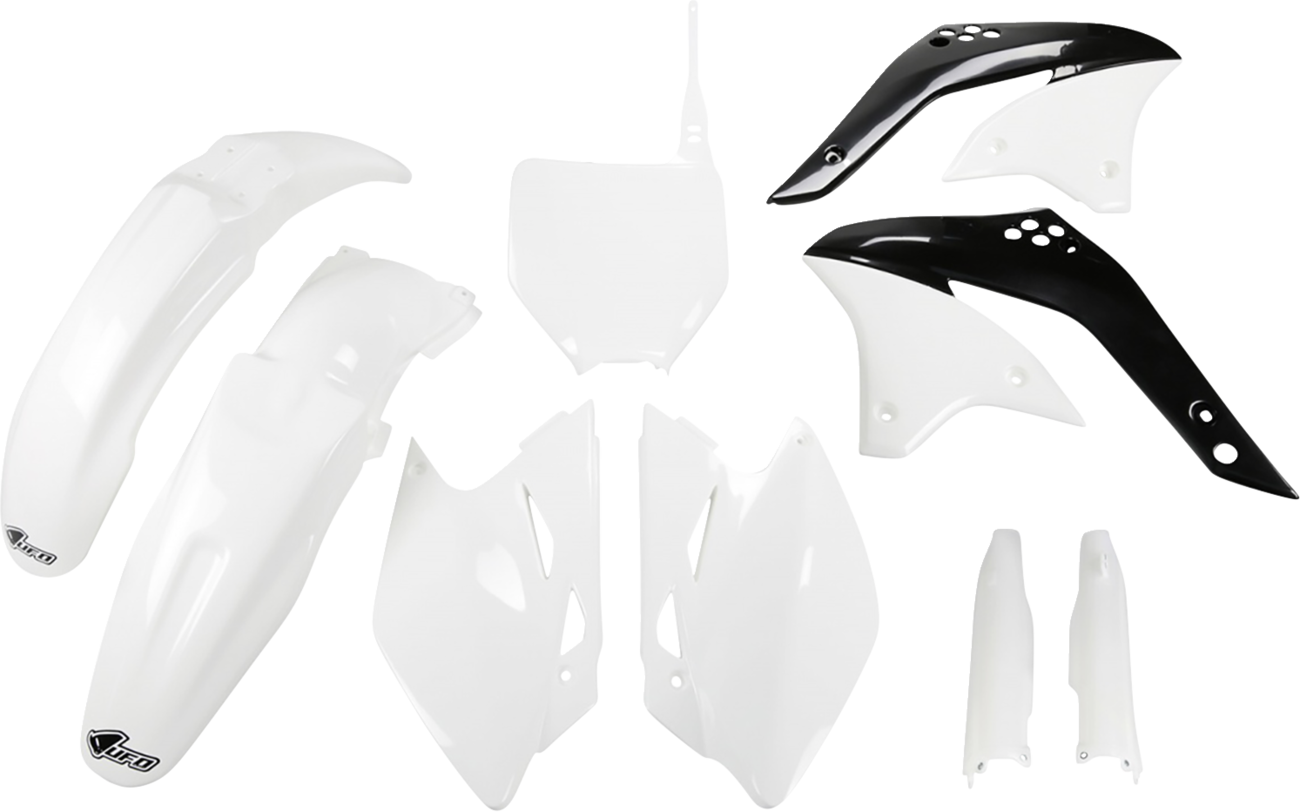 UFO Body Kit - White/Black - Kawasaki - KX '08 KAKIT211F@047