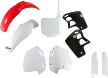 UFO Body Kit - '97 OEM Red/White/Black - Honda - CR '95-'00 HOKIT089F@999W