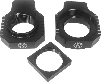 MOOSE OFFROAD Adjuster Kit - Swingarm/Axle Block - Gas Gas/Husqvarna/KTM W16-5603B