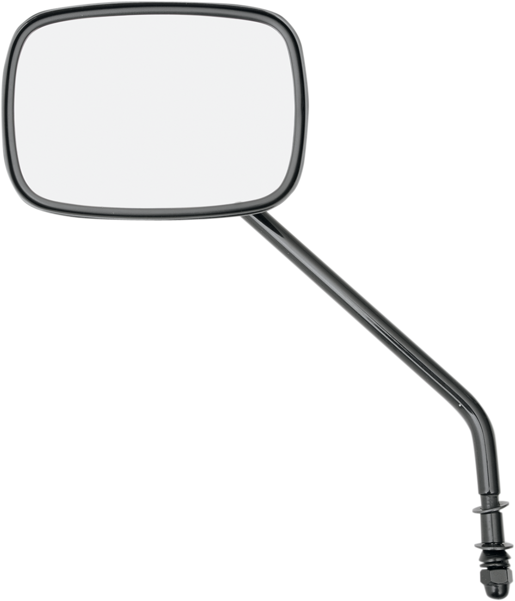 DRAG SPECIALTIES Mirror - Die-Cast - Side View - Long - Black - Left/Right 302110BLK