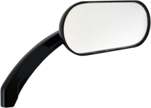 DRAG SPECIALTIES Mirror - Side View - Oval - Gloss/Black - Each 0640-0786