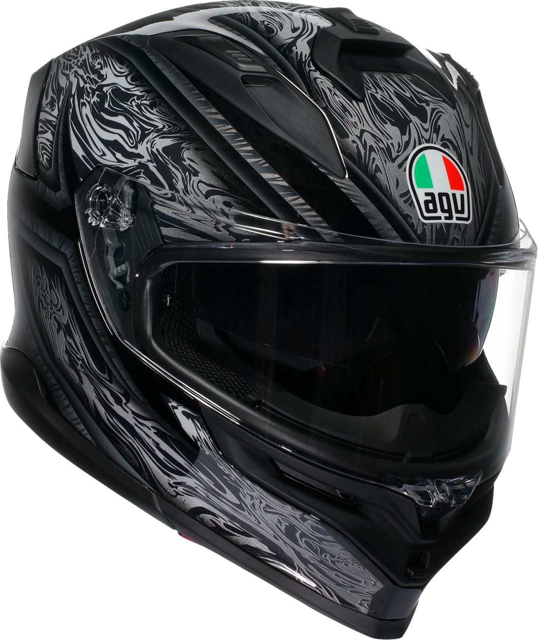 AGV K7 Helmet - Damascus - Black/Silver - Small 2118399004-010-S