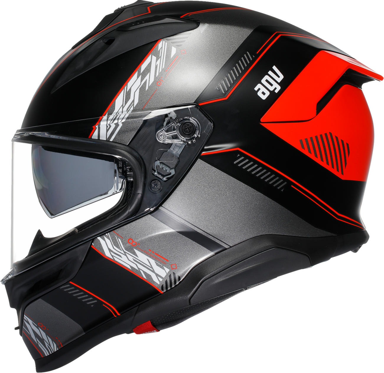 AGV K7 Helmet - Kyber - Matte Black/Red - Large 2118399004-008-L