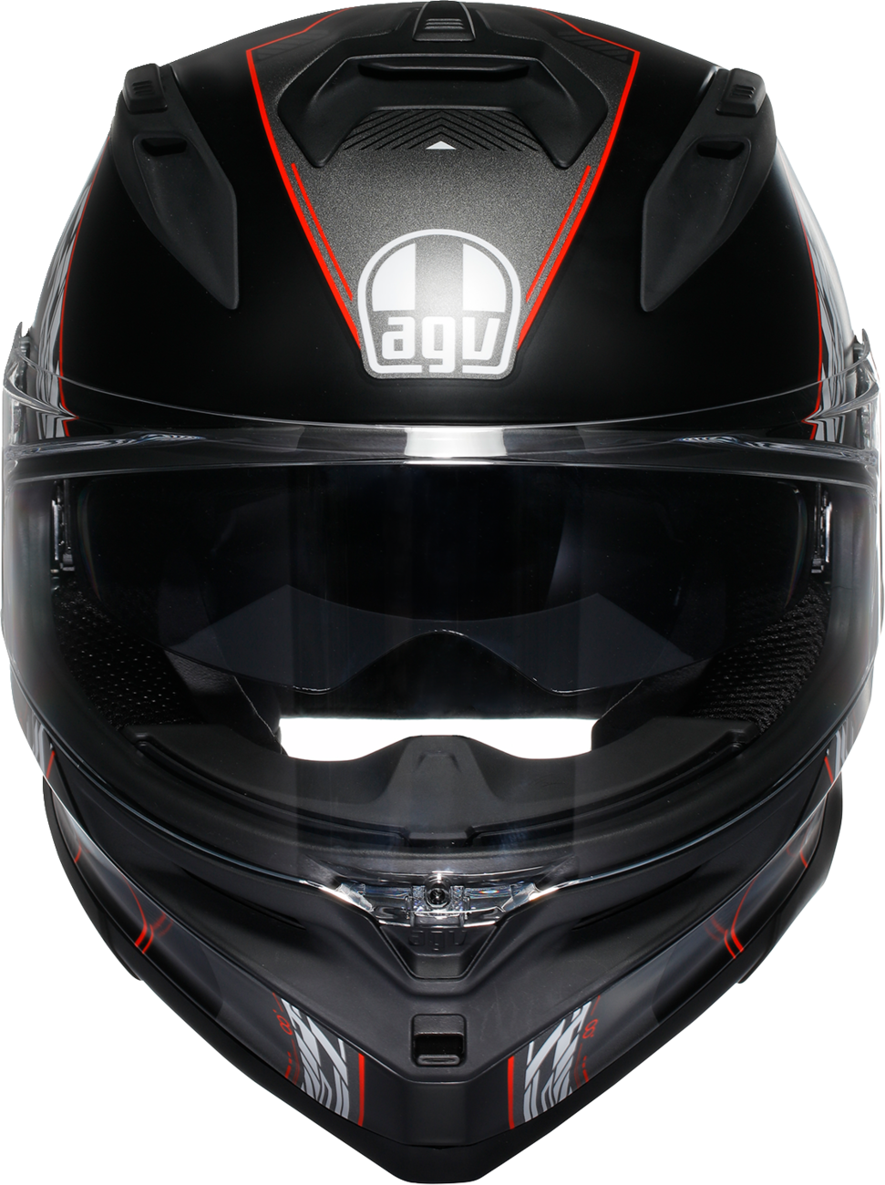 AGV K7 Helmet - Kyber - Matte Black/Red - Large 2118399004-008-L