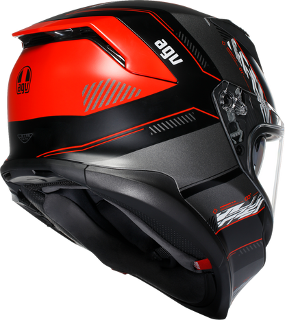 AGV K7 Helmet - Kyber - Matte Black/Red - 2XL 2118399004-008-XXL