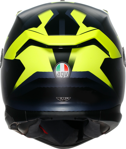 AGV K7 Helmet - Glimpse - Matte Black/Yellow Fluo - XL 2118399004-006-XL