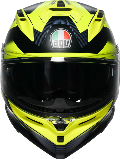 AGV K7 Helmet - Glimpse - Matte Black/Yellow Fluo - 2XL 2118399004-006-XXL