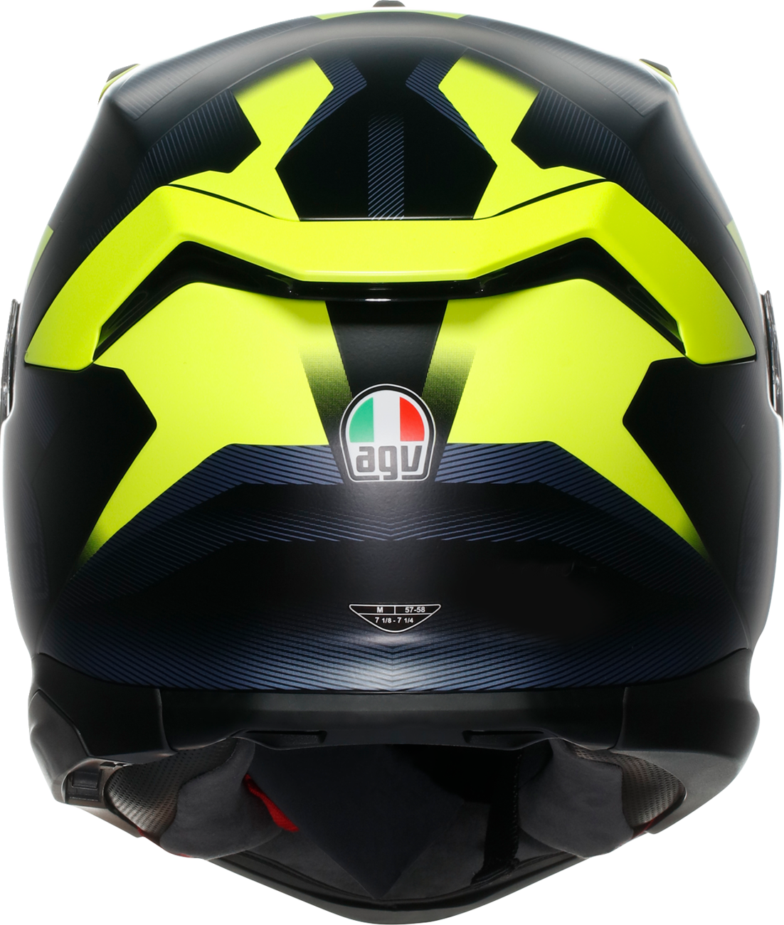 AGV K7 Helmet - Glimpse - Matte Black/Yellow Fluo - 2XL 2118399004-006-XXL
