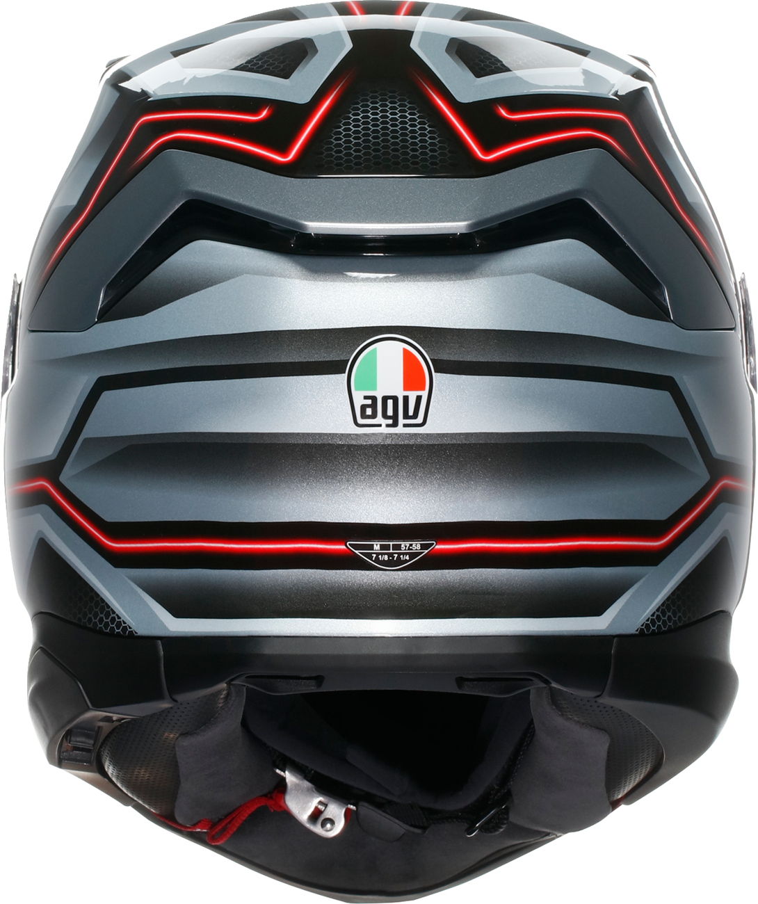 AGV K7 Helmet - Jaeger - Black/Silver - Medium 2118399004-005-M