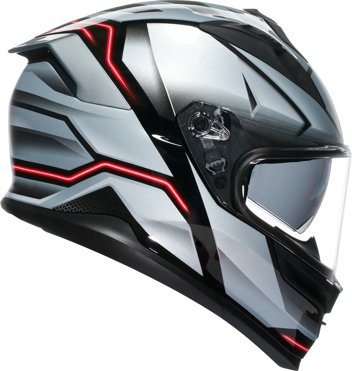 AGV K7 Helmet - Jaeger - Black/Silver - Large 2118399004-005-L