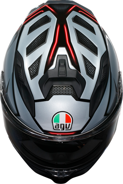 AGV K7 Helmet - Jaeger - Black/Silver - Medium 2118399004-005-M