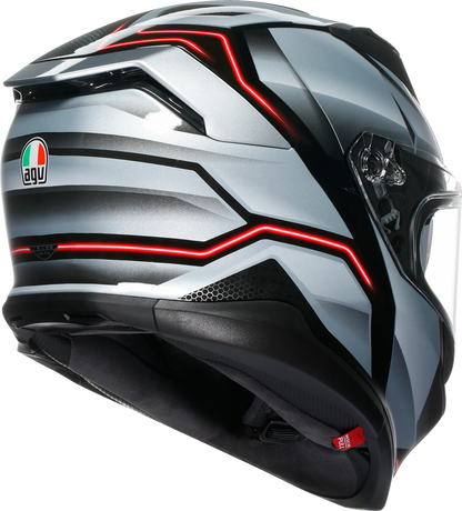 AGV K7 Helmet - Jaeger - Black/Silver - Large 2118399004-005-L
