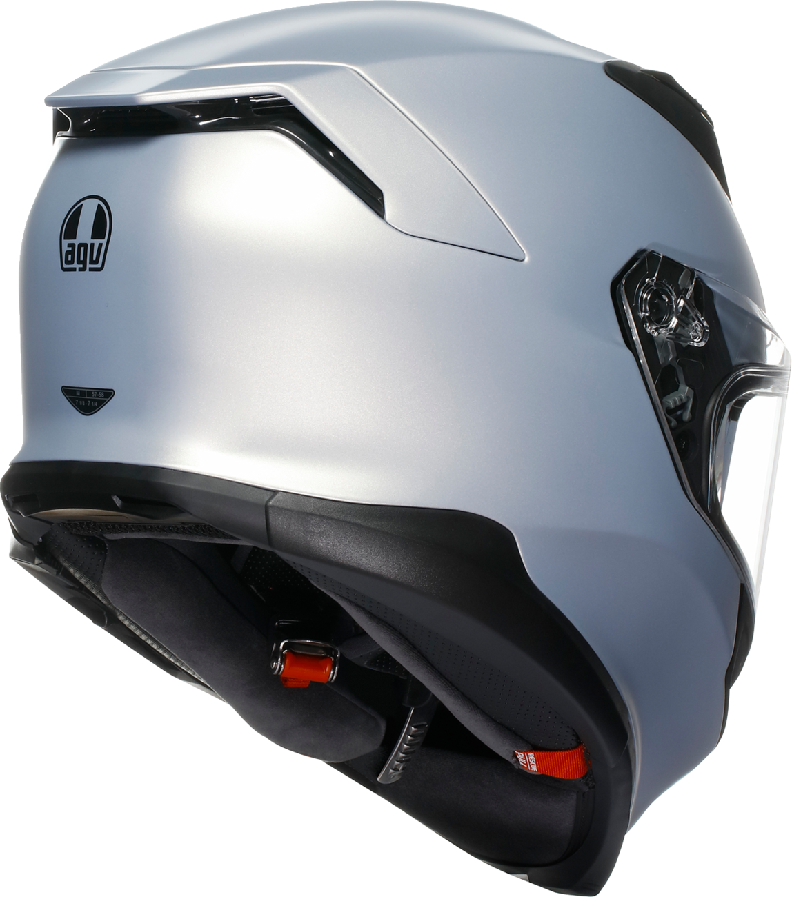 AGV K7 Helmet - Mono - Matte Prisma Silver - Large 2118399004-003-L
