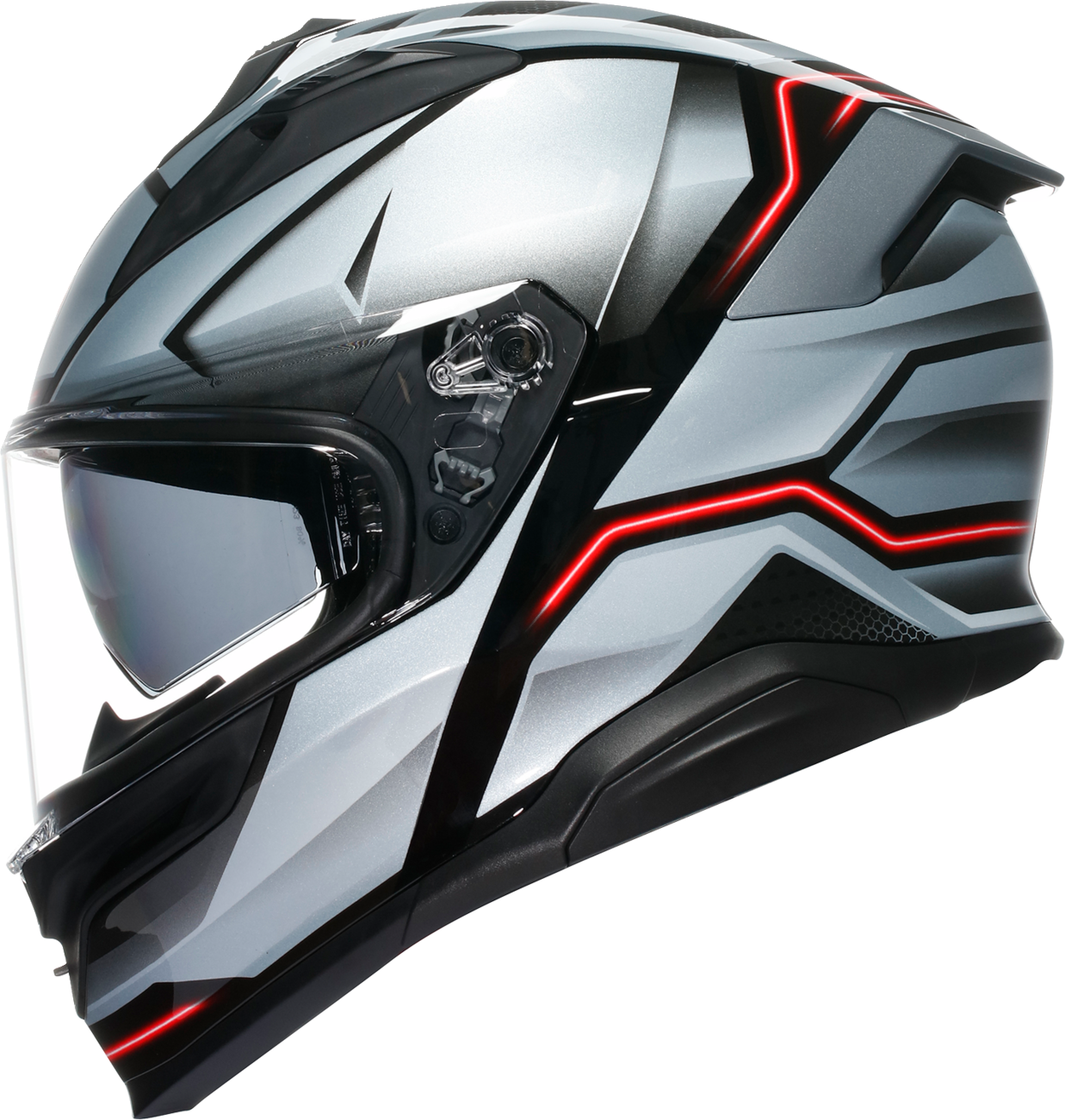 AGV K7 Helmet - Jaeger - Black/Silver - Small 2118399004-005-S