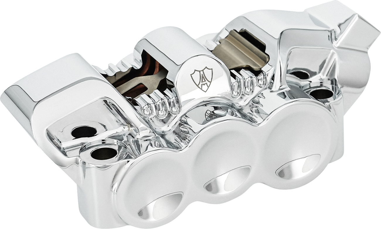 ARLEN NESS Monoblock Radial Brake Caliper - 100 mm - Right - Chrome 320-133