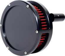FEULING PARTS BA Slim Air Cleaner Kit - Black - Red Filter - '93-'99 EVO Big Twin 5463-S