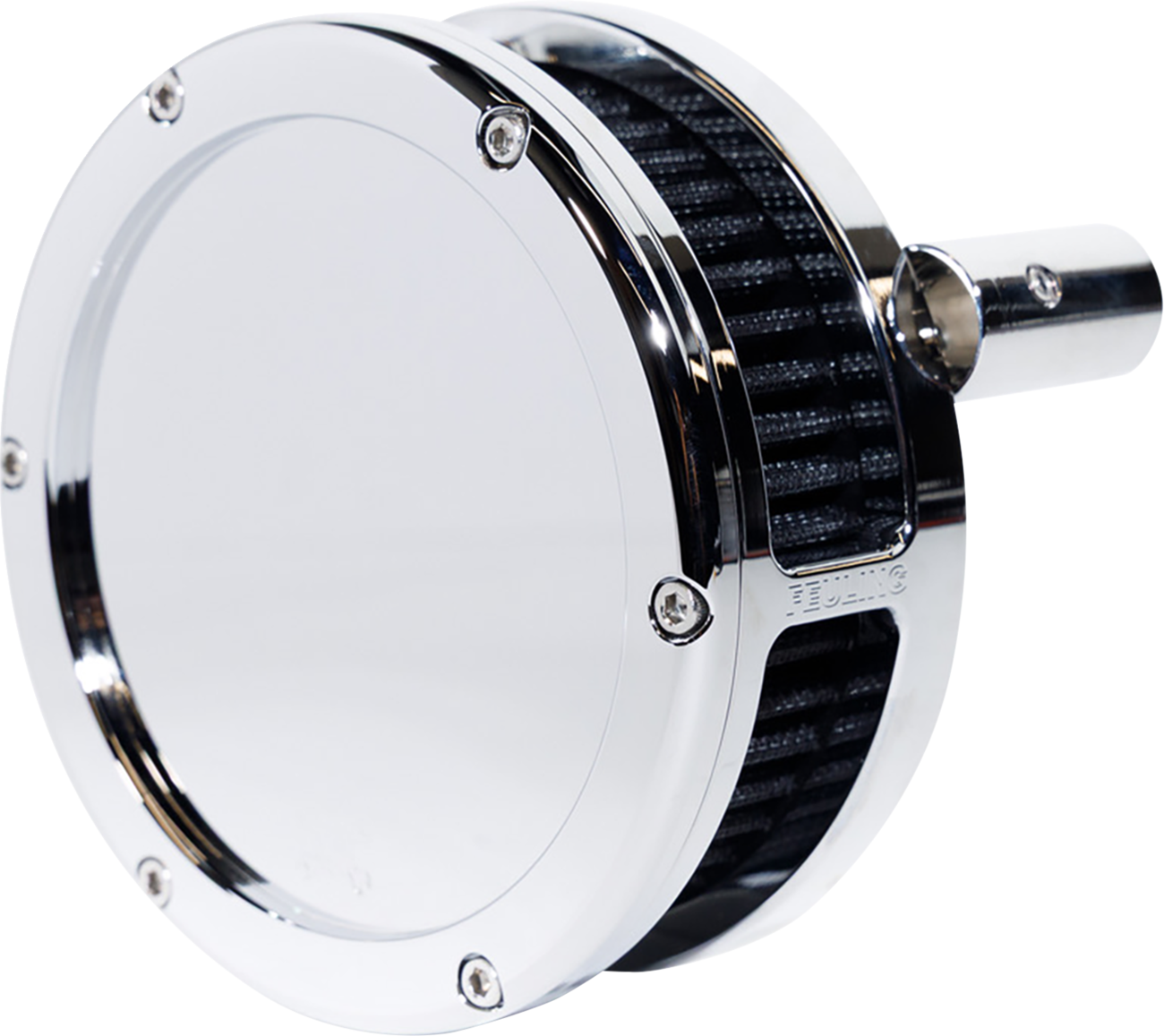 FEULING PARTS BA Slim Air Cleaner Kit - Chrome - Black Filter - '93-'99 EVO Big Twin 5567-S