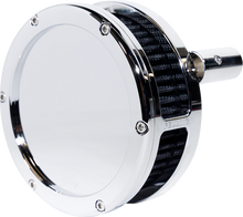 FEULING PARTS BA Slim Air Cleaner Kit - Chrome - Black Filter - '93-'99 EVO Big Twin 5567-S