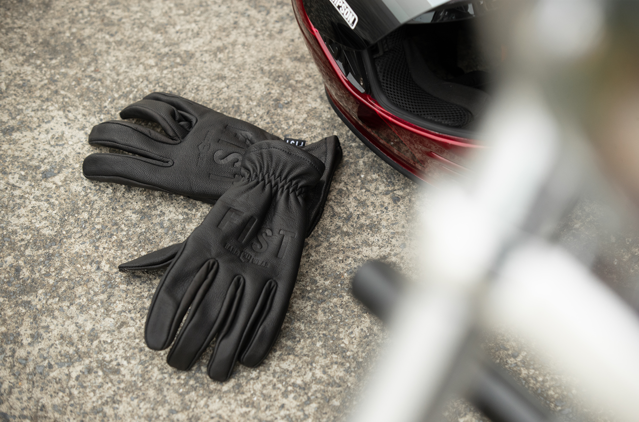 FIST HANDWEAR The Rig Road Leather Gloves - Black - 2XS FR001XXS