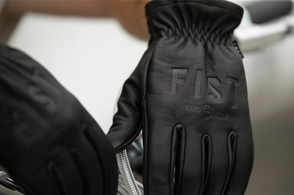 FIST HANDWEAR The Rig Road Leather Gloves - Black - 2XS FR001XXS