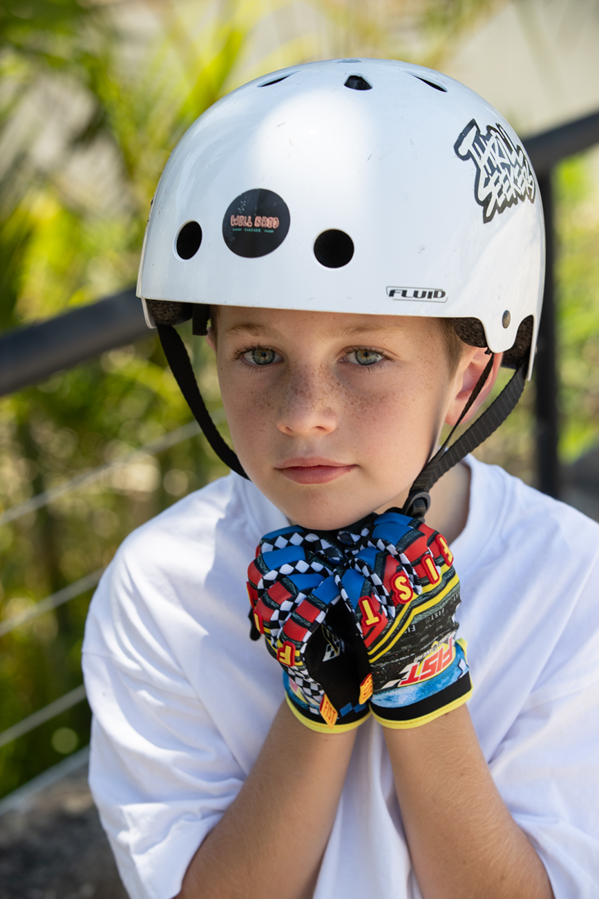 FIST HANDWEAR Youth Strapped Speedway Gloves - Large F-GSY-01759-L