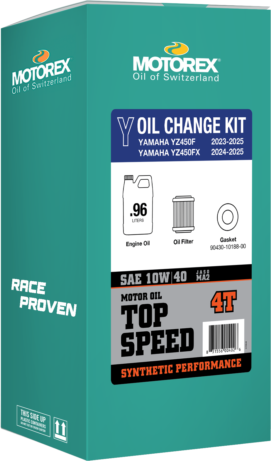Top Speed Oil Change Kit 0.96l 10w/40 Yam