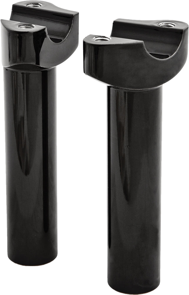 H Bar Risers 5.5"  Straight Black