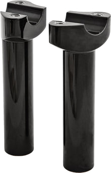 H Bar Risers 5.5"  Straight Black