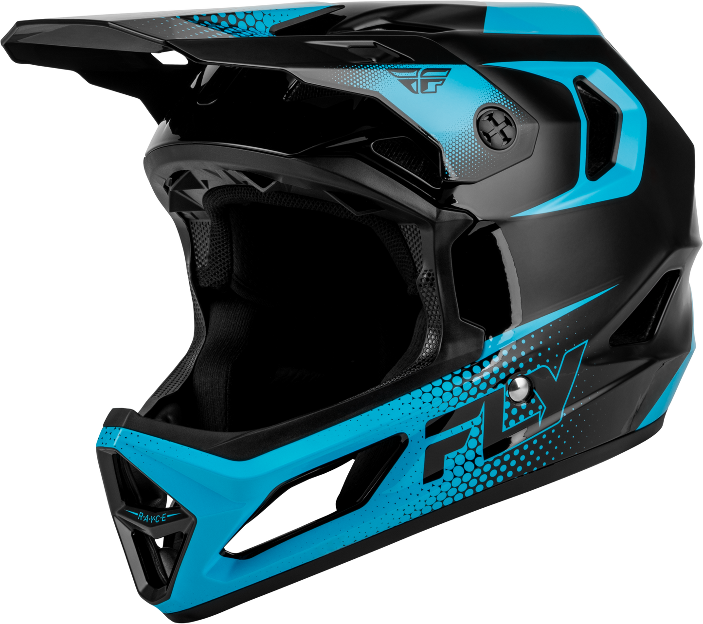 Rayce Sonar Bicycle Helmet Black/Electric Blue Xl