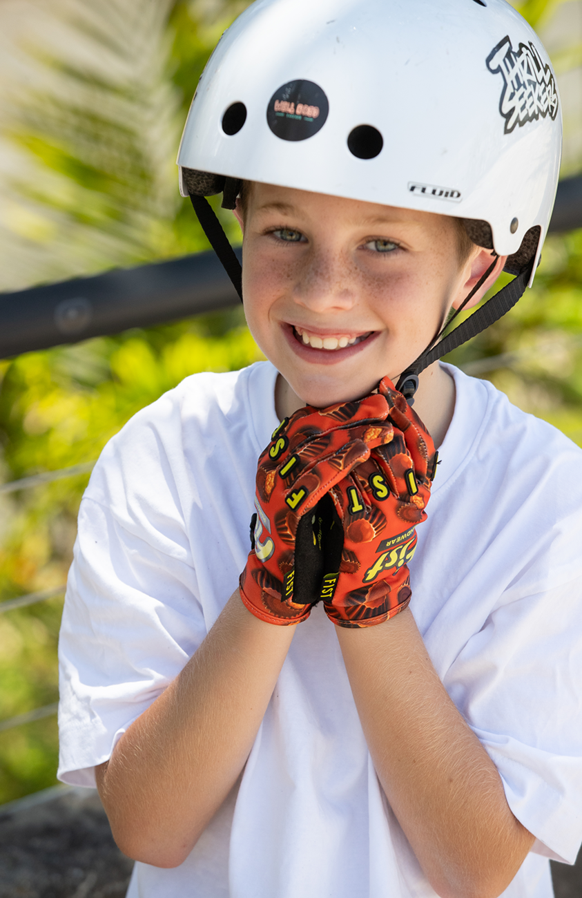 FIST HANDWEAR Youth Strapped 100% Nuts Gloves - Medium F-GSY-01762-M