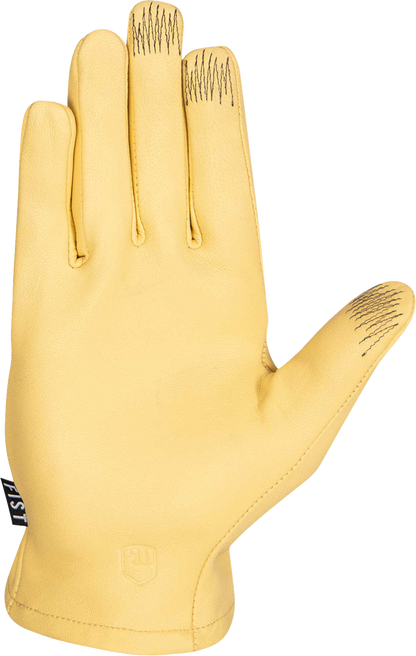 FIST HANDWEAR The Rig Road Leather Gloves - Yellow - XS F-GR-01325-XS