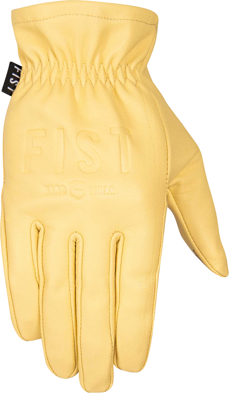FIST HANDWEAR The Rig Road Leather Gloves - Yellow - Small F-GR-01325-S