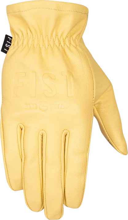 FIST HANDWEAR The Rig Road Leather Gloves - Yellow - Small F-GR-01325-S