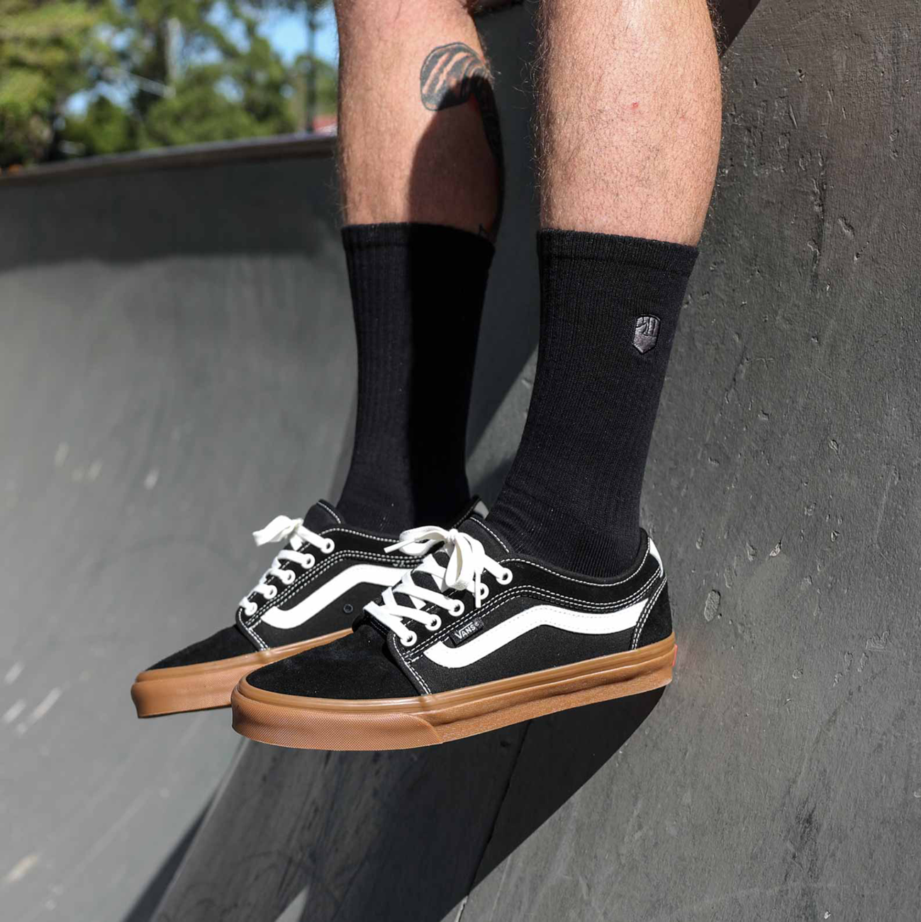 FIST HANDWEAR Crew Socks - Stocker - Black - Small/Medium F-SC-00970-S/M