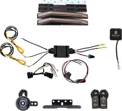 RAVEK Turn Signal Kit - Gen3 Speakeasy™ - Pioneer 1000 - Rockers 66-100SR