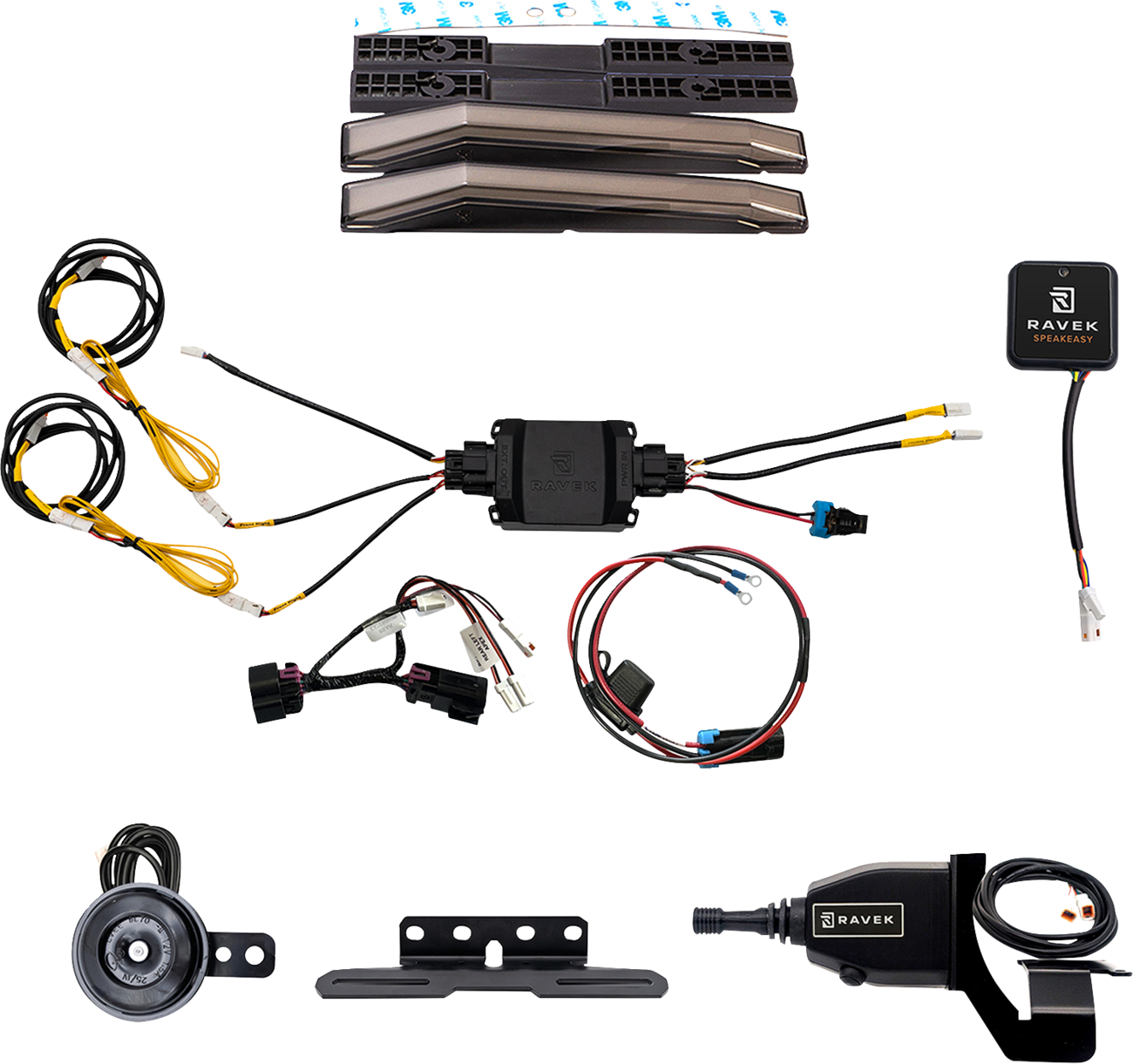 RAVEK Turn Signal Kit - Gen3 Speakeasy™ - Pioneer 1000 - Lever 66-100SL