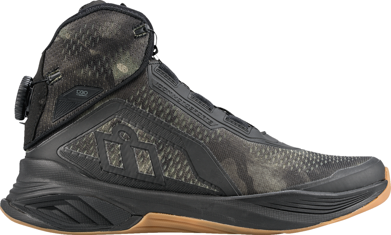 ICON Hooligan AF Boots - Gray Camo - US 9 3403-1446