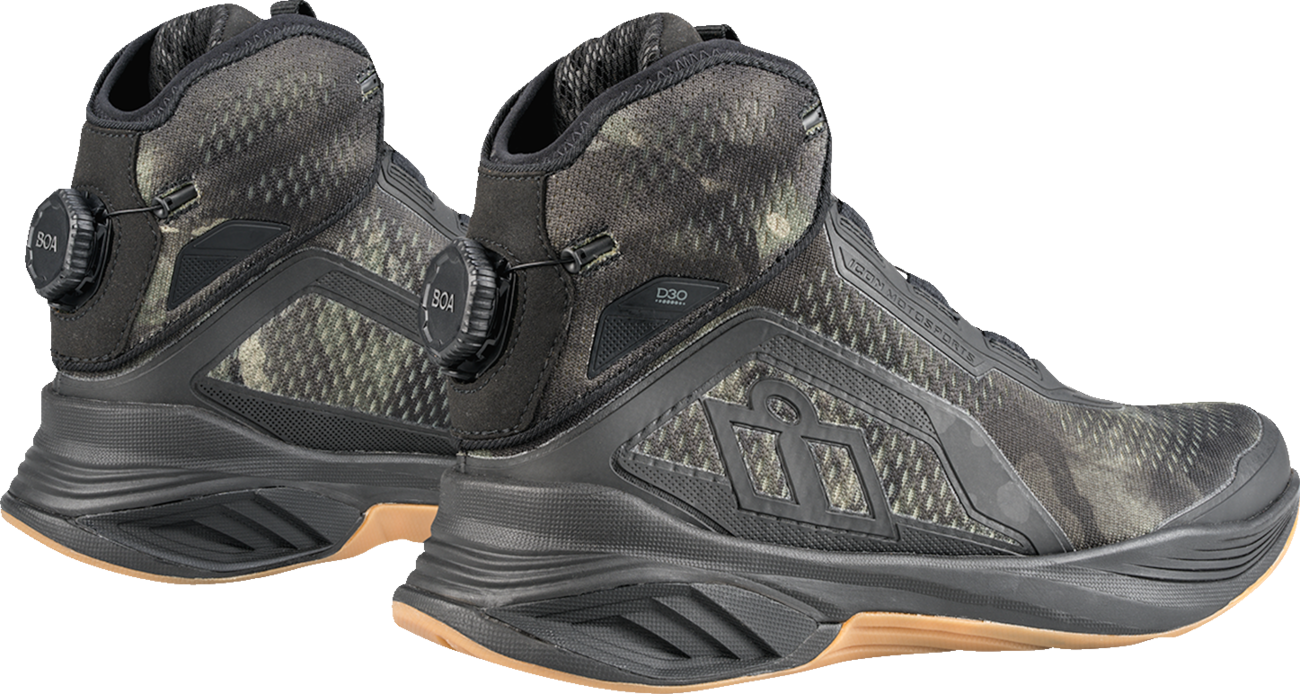 ICON Hooligan AF Boots - Gray Camo - US 10.5 3403-1449