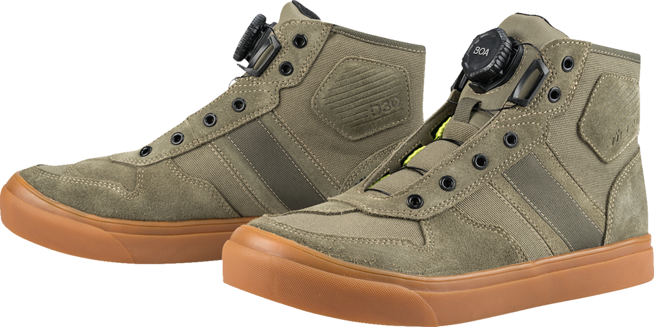 ICON Dog Days Boots - Olive - US 9 3403-1471