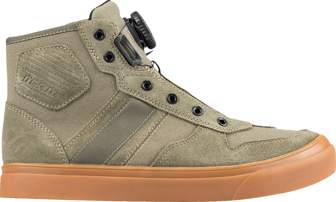 ICON Dog Days Boots - Olive - US 11.5 3403-1476
