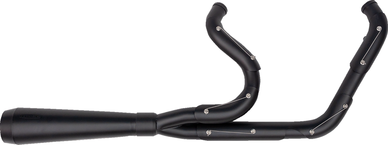 TRASK 2-into-1 Assault Exhaust System - Full Black on Black TM-5011BKBK