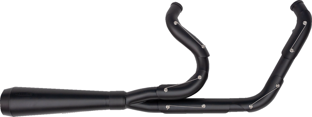 TRASK 2-into-1 Assault Exhaust System - Full Black on Black TM-5060BKBK