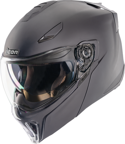 ICON Threshold™ Modular Helmet - Solid - Matte Black - Small 0100-2706