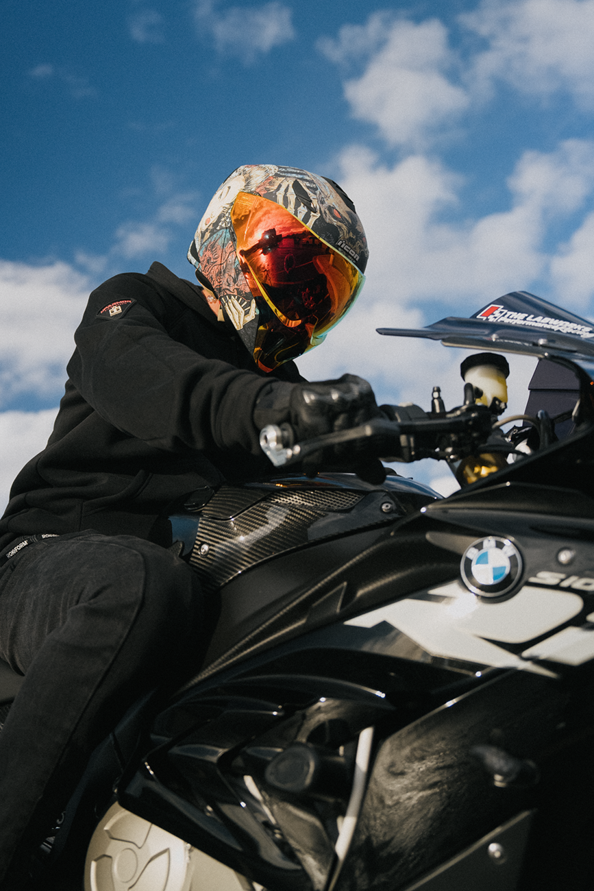 ICON Threshold™ Modular Helmet - Odokuro - Black - 2XL 0100-2719