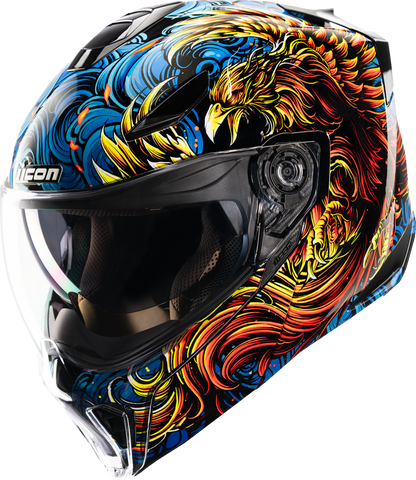 ICON Threshold™ Modular Helmet - Burn Birdie Burn - Blue - XL 0100-2725