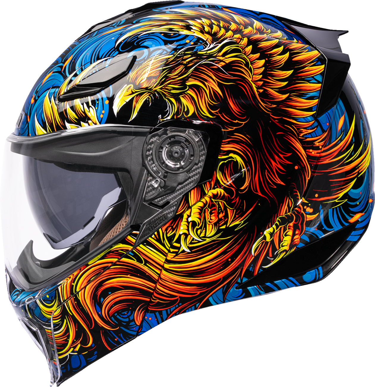ICON Threshold™ Modular Helmet - Burn Birdie Burn - Blue - XL 0100-2725
