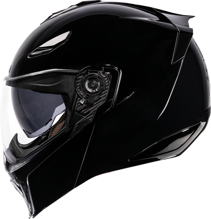 ICON Threshold™ Modular Helmet - Solid - Gloss Black - XS 0100-2811
