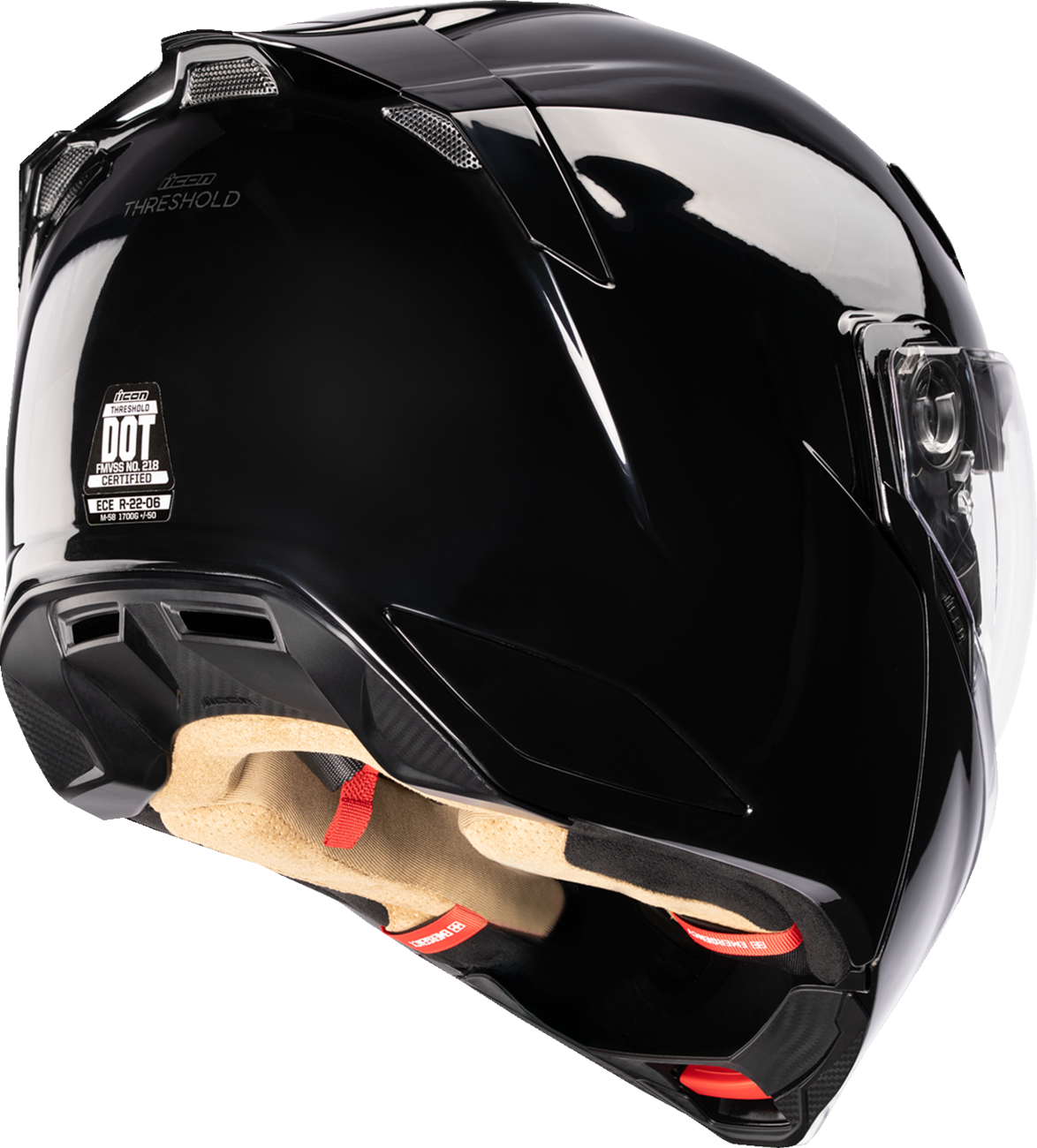 ICON Threshold™ Modular Helmet - Solid - Gloss Black - Small 0100-2812