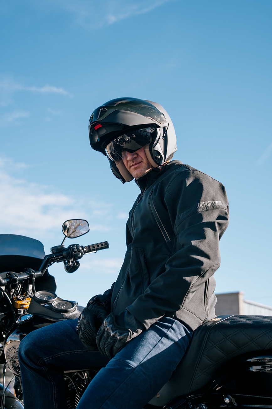 ICON Threshold™ Modular Helmet - Solid - Gloss Black - Small 0100-2812