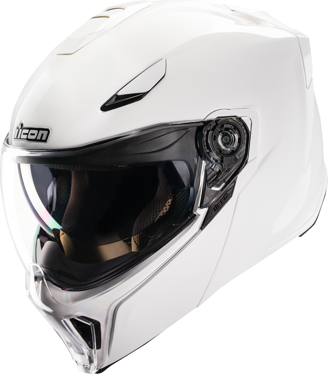 ICON Threshold™ Modular Helmet - Solid - Gloss White - Small 0100-2819